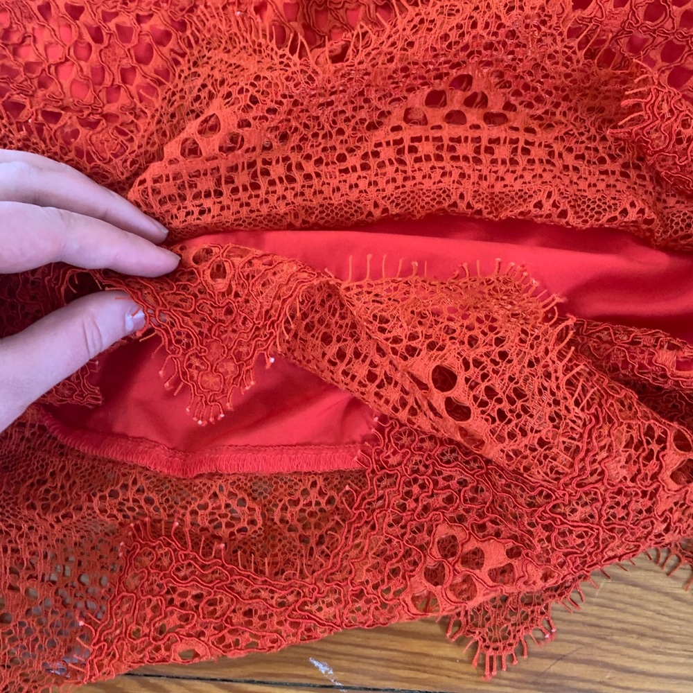 Banana republic Orange Lace Skirt - Picture 5 of 7